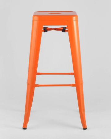 Стул барный TOLIX оранжевый глянцевый