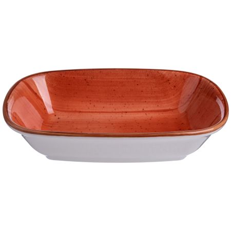 Салатник 170*115 мм. 275 мл. h=40 мм. касалетка Терракота, форма Гурмэ Bonna /1/12/1680/