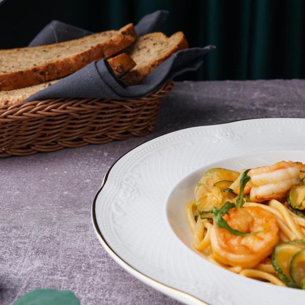 Тарелка глубокая 275 мл d 23 см h4,2 см Gold Aristocrat Noble [6]