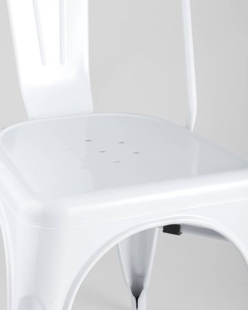 Стул TOLIX белый глянцевый