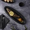 Блюдо овальное 40,8*14 см h3,5 см Black Raw Stellar P.L. Proff Cuisine [1]