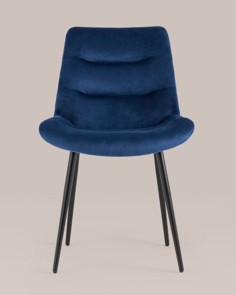 Стул Остин велюр синий