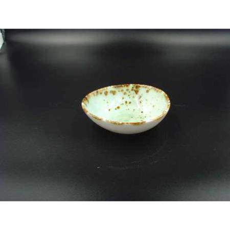 Соусник 110 мл 10,8*9,4*3,5 см овальный фарфор Organica Green P.L. Proff Cuisine [6]