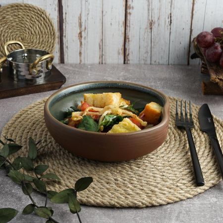 Салатник 420 мл 16,5*15,5 см h5,2 cм Village Purple New Brown Taiga P.L. [4]