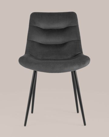 Стул Остин велюр тёмно-серый