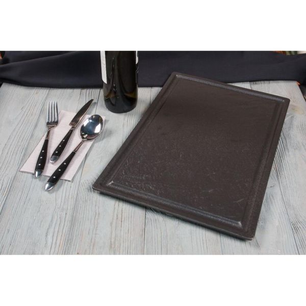 Блюдо прямоугольное 42*28 см h1,6 см Black Raw Stellar P.L. Proff Cuisine [1]