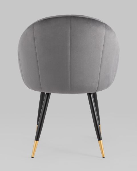 Стул Наоми велюр серый