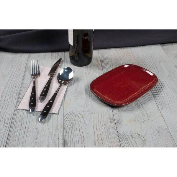 Блюдо овальное 20*13*1,9 см Evolution Dark Red P.L. Proff Cuisine [1]