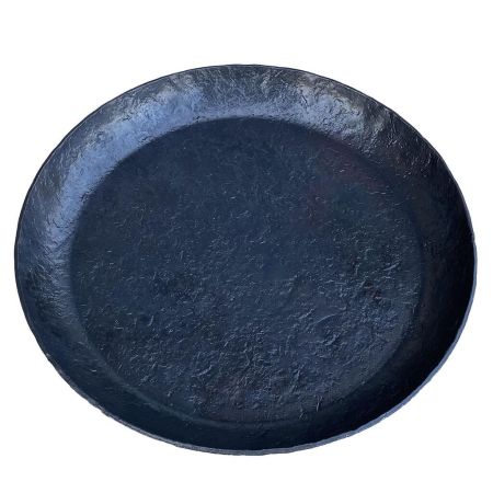 Сковорода для подачи 24 см h2,9 см круглая без ручки "Vintage Blued" углерод. сталь ИНДУКЦИЯ P.L.