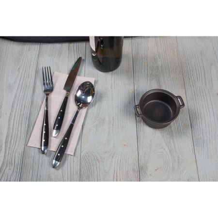 Соусник 125 мл 10,7*8,5 см h4 см Smooth Black Raw Stellar P.L. Proff Cuisine [6]