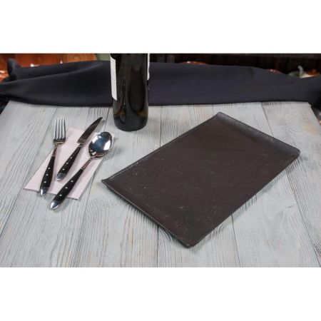 Блюдо прямоугольное 33,5*20,5 см h1,5 см с бортами Side Up2 Black Raw Stellar P.L. Proff Cuisine [1]