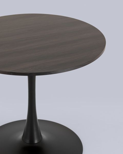 Стол обеденный Strong Round 90х90 темный орех