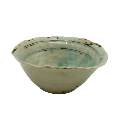 Салатник 450 мл 17*16,5 см h7,5 см Sea Blue Flower Frutti di Mare P.L. [1]