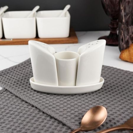 Набор для специй 4 предмета 12,5*6,7 см h9 см белый фарфор P.L. Proff Cuisine [1]