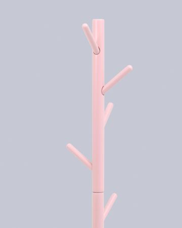 Вешалка напольная Hook розовый