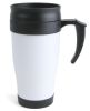 Термокружка 0.4 л белая, пластик
