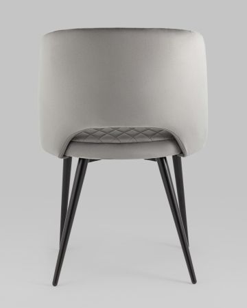 Стул-кресло Дарелл велюр серый