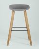 Стул барный LIBRA СЕРЫЙ
