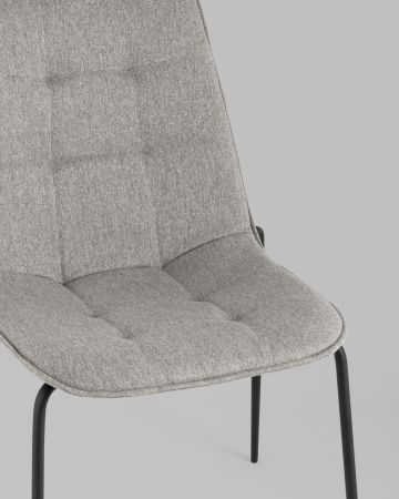 Стул Мелани рогожка серый