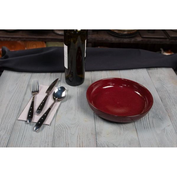 Тарелка с бортом d 21 см h4,5 см Evolution Dark Red P.L. Proff Cuisine [6]