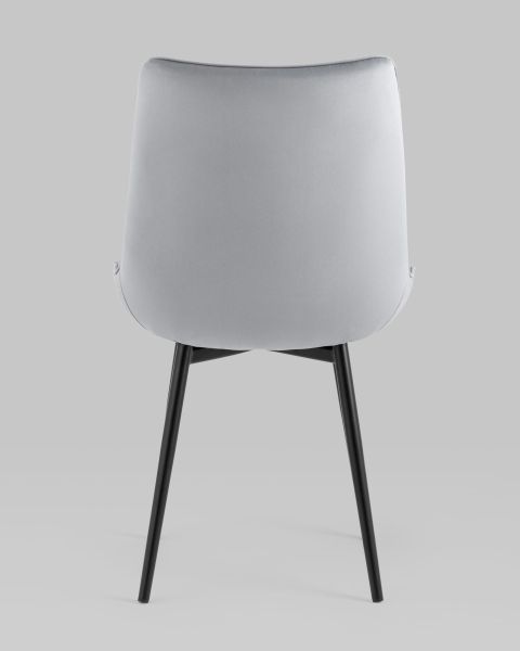 Стул Дарвин велюр серый