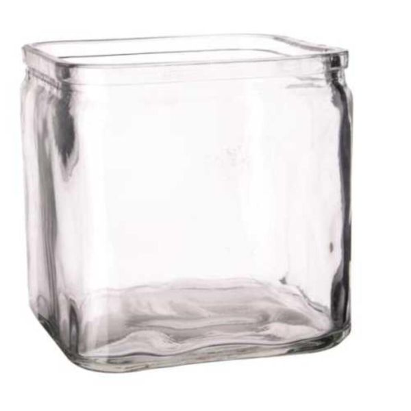 Банка для подачи квадратная 1200 мл 12*12*12 см, стекло, P.L. Proff Cuisine