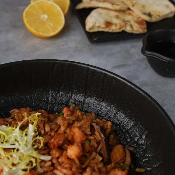 Салатник 950 мл d 20 см h5,5 cм Black Raw Wood P.L. Proff Cuisine [6]