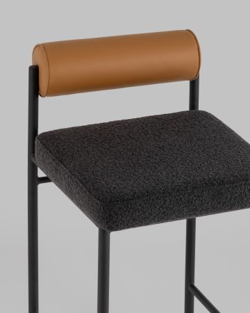 Стул полубарный Балла темно-серый