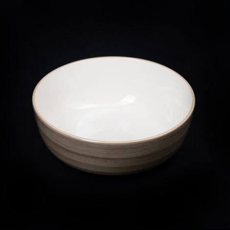 Салатник 165 мм 900 мл серо-коричневый «Corone Natura»