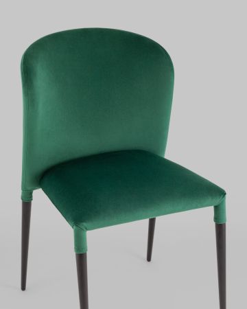 Стул Лори велюр зелёный