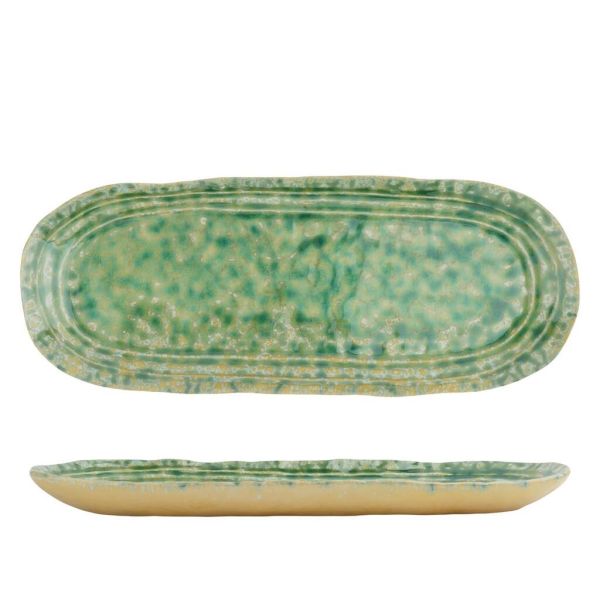 Блюдо овальное 32,5*13 см h2,5 см Green Frutti di Mare P.L. [1]