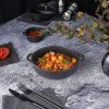 Блюдо овальное 18,5*15 см h5,3 см 850 мл с ручками Smooth Black Raw Stellar P.L. Proff Cuisine [4]