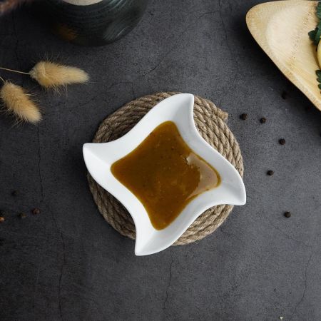 Соусник 60 мл 9,5*9,5 см h2,5 см Mini Mix белый фарфор P.L. Proff Cuisine [6]