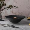 Тарелка глубокая 380 мл d 25 см h7,8 см для пасты, для супа Black Raw Wood P.L. Proff Cuisine [3]