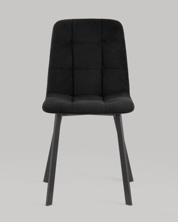 Стул Oliver Square велюр черный