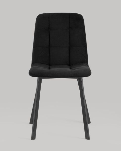 Стул Oliver Square велюр черный