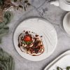 Тарелка d 26 см h3/1 см Oyster борт лесенка белая фарфор P.L. Proff Cuisine [2]