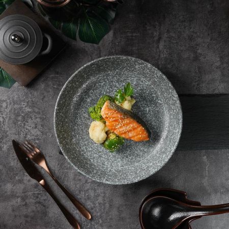 Салатник 1300 мл d 26,8 см h4,6 см глазурь Glossy Stone Untouched Taiga P.L. Proff Cuisine [1]