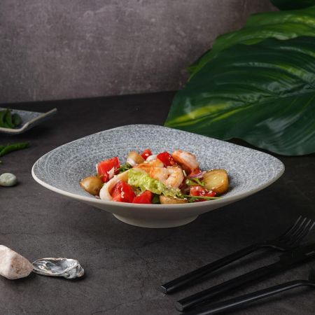 Салатник 600 мл 25,2*23,5 см h6 см Stone Untouched Taiga P.L. Proff Cuisine [1]