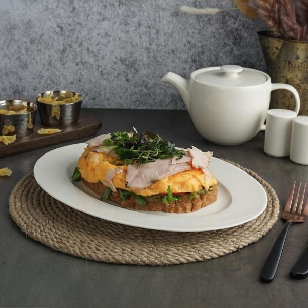 Блюдо овальное 30*22,5 см h1,9 см Fine Plus Noble [1]