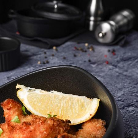 Салатник 280 мл 19*14 см h9 см Side Up Smooth Black Raw Stellar P.L. Proff Cuisine [1]