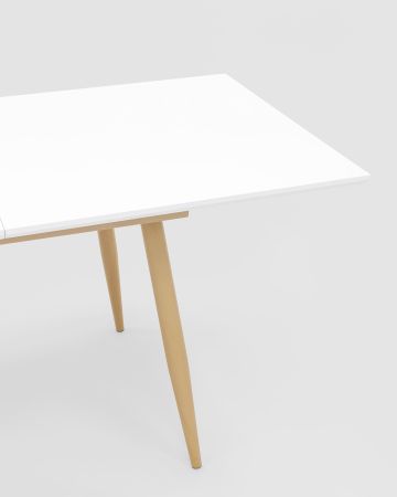 Стол обеденный Стокгольм раскладной 160-220*90 белый