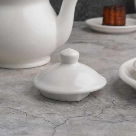 Чайник 620 мл d 12 см h13 см белый фарфор P.L. Proff Cuisine [1]