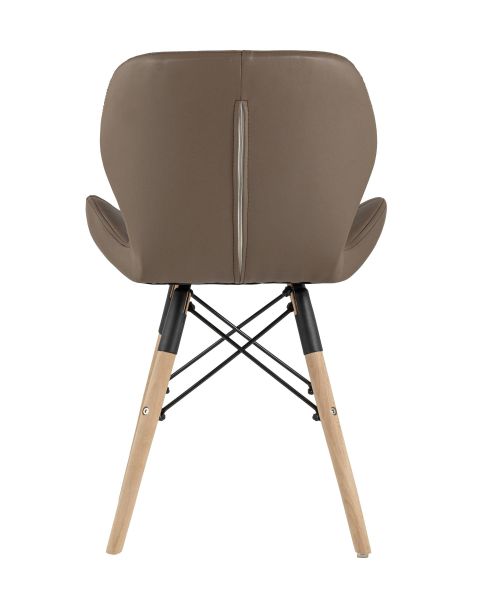 Стул Бон экокожа коричневый