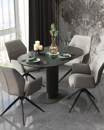 Стол обеденный Mystery 130*80 черный