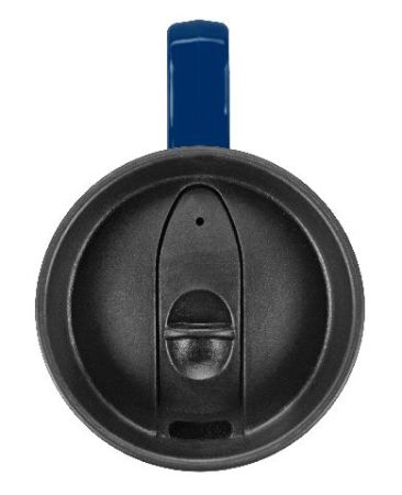 Термокружка  0.4 л синяя, нержавеющая  сталь /  пластик