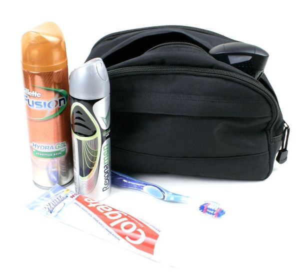 Несессер черный, полиэстер