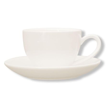 Чайная пара 255 мл белая фарфор P.L. Proff Cuisine [4]