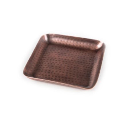 Блюдо квадратное 13*13 см (поднос) "Antique" нерж. под медь P.L. Proff Cuisine