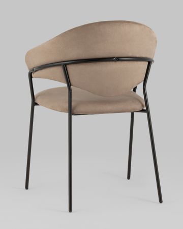 Стул Алексис искусственная замша мокко